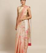 New Maheswari Silk Flower Digital Print Soft Silk Saree