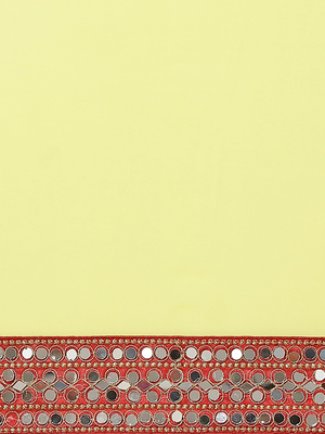 Yellow Solid Saree 3