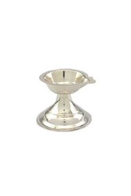 Ekmukhi Silver Diya Lamp-MJD005 1