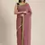 Grey Plain Cotton Handloom Sarees With Blouse