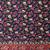 Navy Blue & Red Floral Print Pashmina Saree with Matching Shawl
