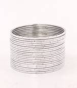 Silver bangles-and-bracelets