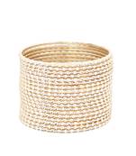 Beige bangles-and-bracelets