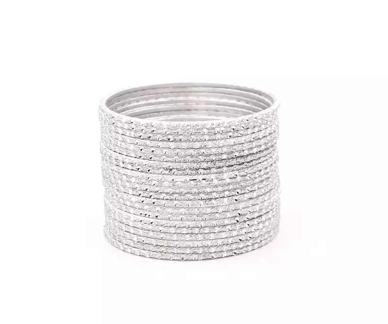 Silver bangles-and-bracelets