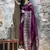 Purple Weaving Silk Traditional Patola Saree