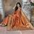 Orange Weaving Silk Traditional Patola Saree
