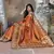 Orange Weaving Silk Traditional Patola Saree