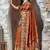 Orange Weaving Silk Traditional Patola Saree