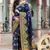Navy blue Weaving Silk Traditional Patola Saree