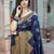 Navy blue Weaving Silk Traditional Patola Saree