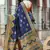 Navy blue Weaving Silk Traditional Patola Saree