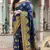 Navy blue Weaving Silk Traditional Patola Saree