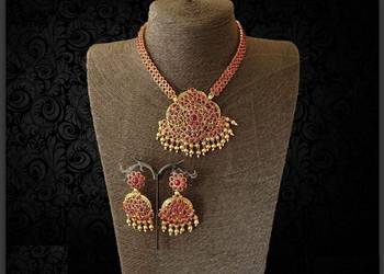 Red Stone Kemp Necklace Set 2