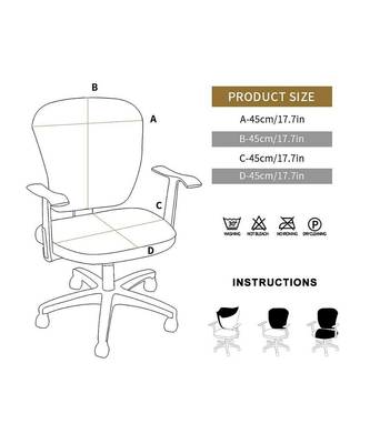 multicolor Office Chair cover 5