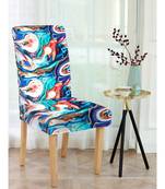 Cortina  Multicolor Elastic Chair Cover/Stretchable Removable & Washable
