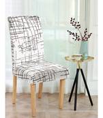 Cortina  Multicolor Elastic Chair Cover/Stretchable Removable & Washable