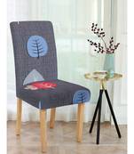 Cortina  Multicolor Elastic Chair Cover/Stretchable Removable & Washable
