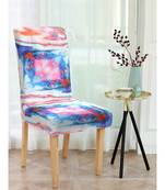 Cortina  Multicolor Elastic Chair Cover/Stretchable Removable & Washable