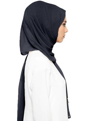 JSDC Occasional Wear 2 Meter Georgette Pearl Work Hijab Scarf 4