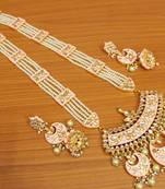 Pink necklace-sets