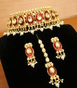 Red necklace-sets