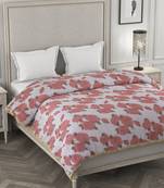 ROSARA HOME Floral Printed Polycotton Double Dohar(Red)
