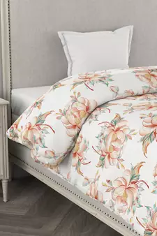 ROSARA HOME Floral Printed Cotton Single Dohar(Orange)