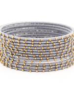 Grey bangles-and-bracelets
