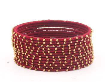Maroon bangles-and-bracelets 1