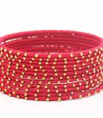 Red bangles-and-bracelets