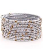Grey bangles-and-bracelets