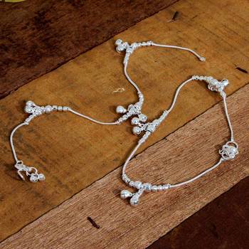 Silver anklets 1