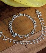 Silver anklets