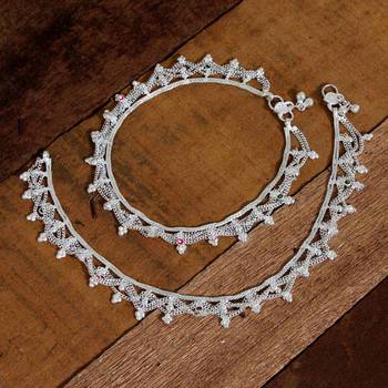 Silver anklets 1