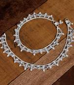 Silver anklets