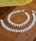 Silver anklets