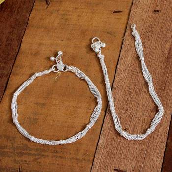 Silver anklets 1