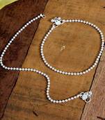 Silver anklets