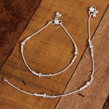 Silver anklets 1