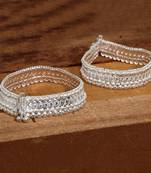 Silver anklets