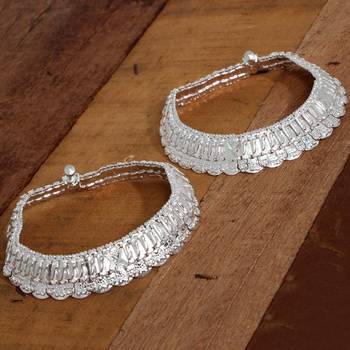 Silver anklets 1