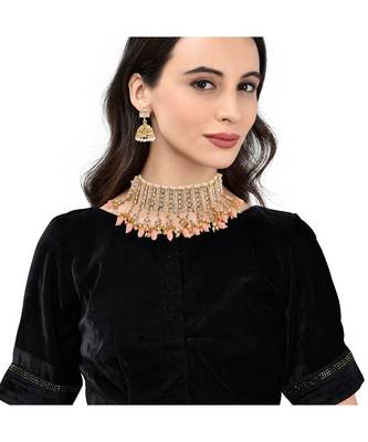 Gold Plated Designer Necklace Set 1