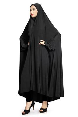 JSDC Daily Wear Plain Viscose Lycra Chaderi Prayer Abaya Burqa for Women 2