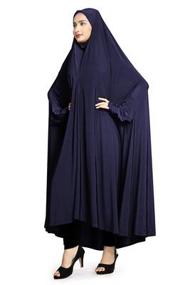 JSDC Casual Wear Plain Viscose Lycra Chaderi Prayer Abaya Burqa for Women 2