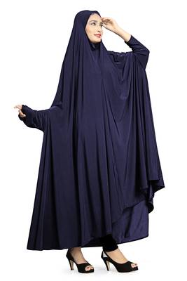 JSDC Casual Wear Plain Viscose Lycra Chaderi Prayer Abaya Burqa for Women 3