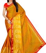 Chitrakshi Leheriya Chiffon Saree With Silk On Border And Pallu With Blouse