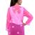 Lavangi Women Lucknowi Chikankari Georgette Short Top (Pink)