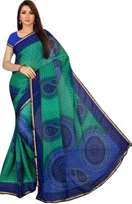 Chitrakshi Light Weight Bandhani Digital Printed Saree With Blouse Piece 1