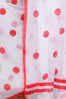 Pink Printed Cotton Saree Without Blouse