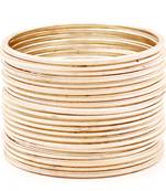 Beige bangles-and-bracelets